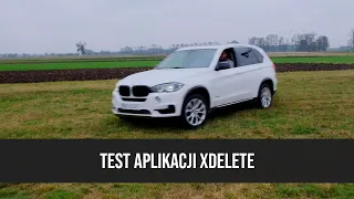 Test aplikacji xDelete - BMW X5 F15 - pójdzie bokiem?