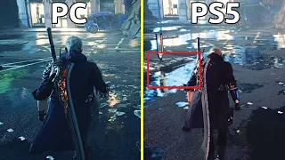 Devil May Cry 5 Special Edition PS5 Vs PC Graphics Comparison (PS5 Ray Tracing On Vs Off)