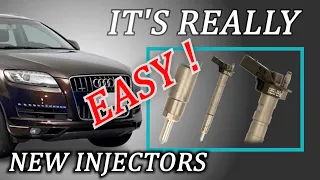 How to save money and change injectors yourself on an on AUDI Q7 3.0 TDI