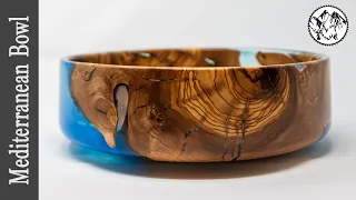 Woodturning: Olive Wood & Resin Bowl