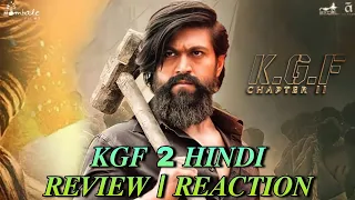 KGF Chapter 2 Review In Hindi | Yash, Sanjay Dutt, Raveena Tandon, Srinidhi | Prashanth Neel |2 TAKE