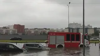 В Питере затопило метро "Девяткино"