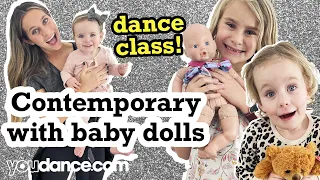 Kids Dance Lesson (with Baby Dolls!) - Contemporary Dance | YouDance.com