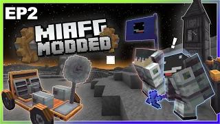 I Went To The MOON IN MINECRAFT! | Miafg Modded 2
