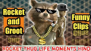 Rocket Thug Life Moments Hindi | Rocket Funny Clip | Guardians Of The Galaxy Funny Scenes | Yttrends