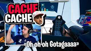 Cache-cache dans le setup de Gotaga !