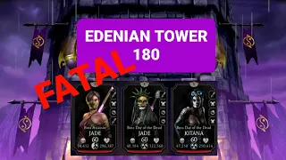 MK mobile. Edenian Tower 180 FATAL. Boss Fight. Gameplay walkthrough. How to beat ET180 Fatal.