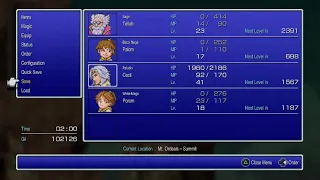 FINAL FANTASY IV - Best farming spot quick level