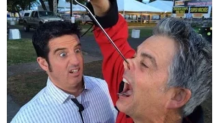 Sword Swallower Brad Byers: 150th Anniversary Oregon St Fair 2015