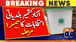 Breaking News - Final phase of LG elections in AJK to be held today - Azad Kashmir | Geo News