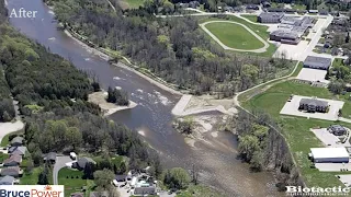 Time Lapse Footage of the Truax Dam Removal, Walkerton, Ontario