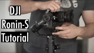 BEST Way to Setup Your DJI Ronin S - How to Balance Tutorial for Sony Alpha