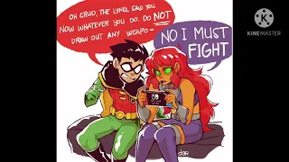 RobStar (Robin x Starfire) || Stereo heart