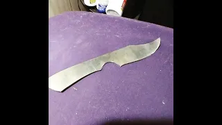 Knife Making-  A Small Full Tang Hunting Knife