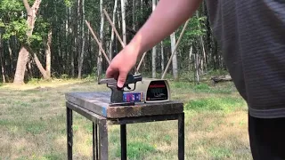 CCi Velocitor 40 grain 22 LR chronograph velocity test from the 2.75” barrel of the Ruger LCP II