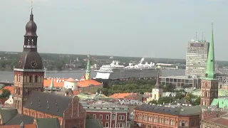 RIGA, LATVIA St  Peter's Church Tower