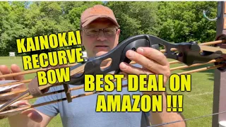 Kainokai Recurve Bow. Best Traditional Bow Deal On Amazon!