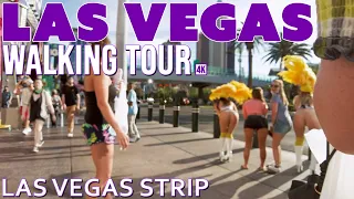 Las Vegas Strip Walking Tour 4/9/21, 4:00 PM