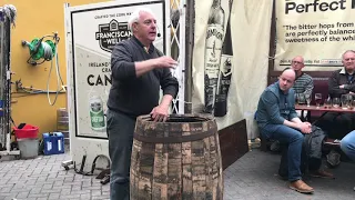 Master cooper Ger Buckley shows how to reassemble a barrel