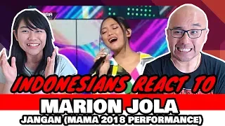 Marion Jola - Jangan ( MAMA 2018 Performance) | Reaction