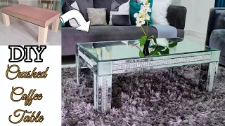 DIY SPARKLE CRYSTAL COFFEE TABLE