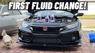 Transmission Fluid Change for my FK8 Civic Type R!