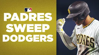 Padres SWEEEP Dodgers in another epic series against NL West rivals! | Series Game Highlights