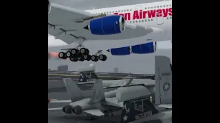 Plane Emergency Landing On Aircraft Carrier