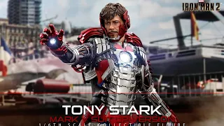 Hot Toys Iron Man 2 - 1/6th scale Tony Stark (Mark V Suit up Version) Mark 5 Collectible Figure