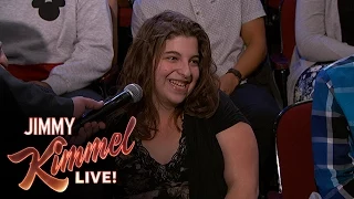 Behind the Scenes with Jimmy Kimmel & Audience (Classifieds Lady)