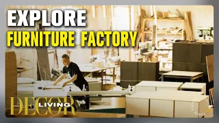 The whole process of sofa production ChiuChiu Furniture Family Furniture factory in China