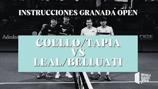 Instrucciones Tapia/Coello VS Leal/Belluati - WPT GRANADA OPEN