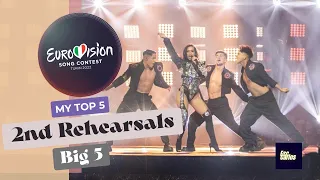 Eurovision 2022: My Top 5 - 2nd Reherseals - Big 5