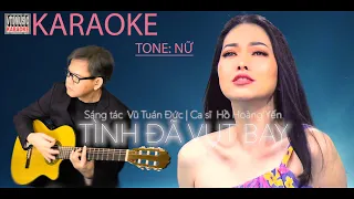 TÌNH ĐÃ VỤT BAY (KARAOKE) - Nhạc & Lời: Vũ Tuấn Đức - ca sĩ Hồ Hoàng Yến - vtdmusic official MV