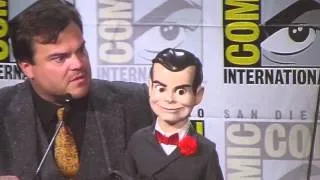 Jack Black at the Goosebumps panel at San Diego Comic Con 2014
