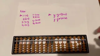 Abacus-Carry-over with addition & subtraction