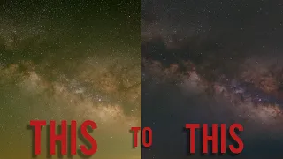 How to eliminate light pollution and color cast from your Milky Way photos in Photoshop!