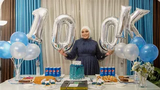 وأخيراً حفلة ال 100 الف مشترك 🥳اول ظهور ليا 🙈وهدايا قيمة للمتابعين 🎁