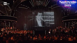 Sanremo 2024 - L'omaggio dell'Ariston a Toto Cutugno