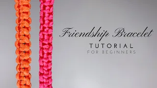 EASY friendship bracelet tutorial for BEGINNERS || Bungee Braid ||