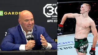 Dana White reacts to Ian Machado Garry's win over Neil Magny at UFC 292