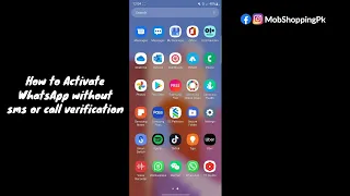 How to Activate WhatsApp without Verification Code | Step by Step Hindi /  Urdu