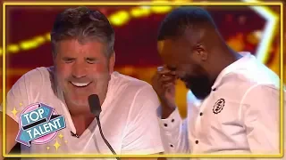 GOLDEN BUZZER | Is This Simon Cowell's TOP Comedian On Britain's Got Talent? | Top Talent