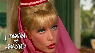 Jeannie 'Helps' Tony Relax | I Dream Of Jeannie