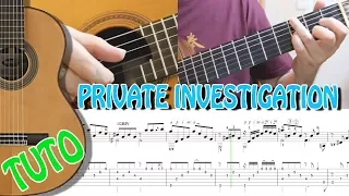 TUTO - PRIVATE INVESTIGATION - FINGERSTYLE SPANISH GUITAR