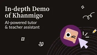 NEW! Khan Academy's AI Tutor, Khanmigo - In Depth Demo