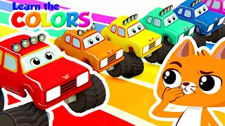 NEW! 🚛 Superzoo in 3D! | Learn the colors with the magic monster trucks