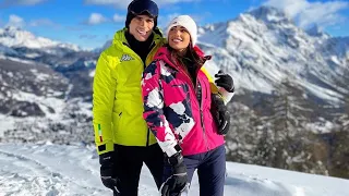 Federica Nargi e Alessandro Matri: divertimento e risate sulla neve