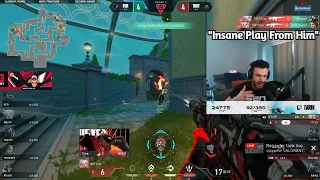 SEN Tarik REACTS To 100T Cryo INSANE PLAY Against Furia | VCT