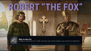 I tried getting the Wiley as a Fox Achievement in CK3...